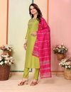 Pavitra By Nsf Cotton Silk Top With Bottom Dupatta Online Wholesale